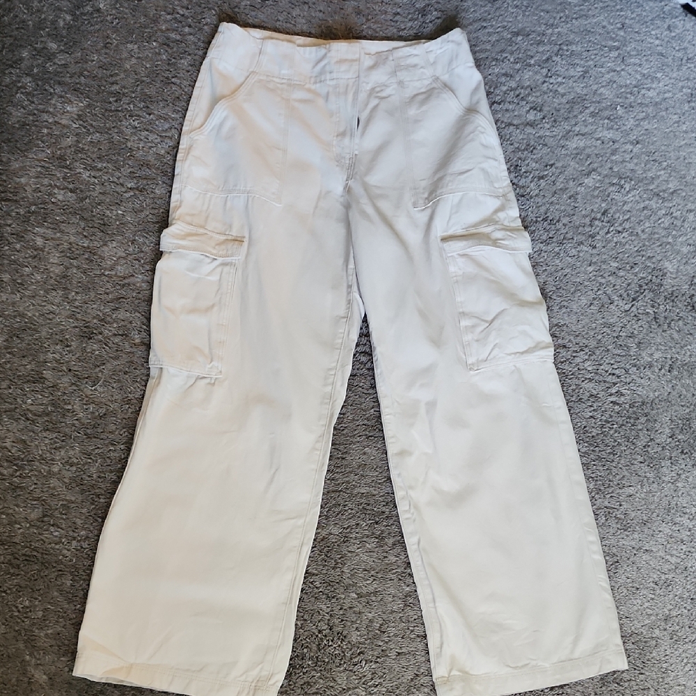 H&M Cream Casual Pants